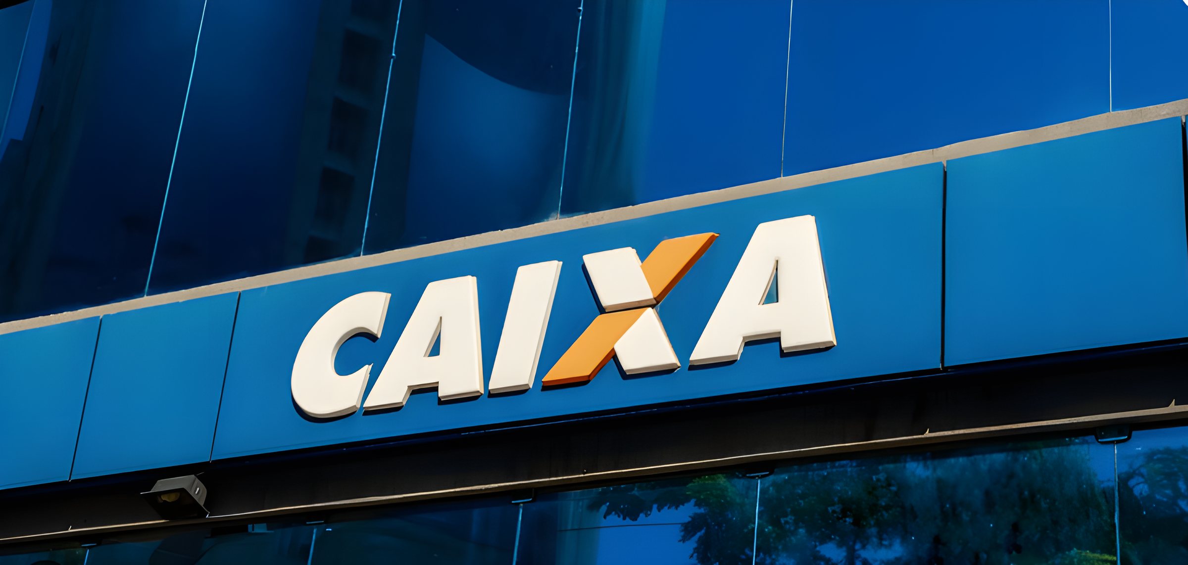 Fachada de uma agência CAIXA